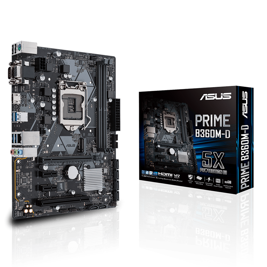 ASUS PRIME B360M-D — Close-up 5