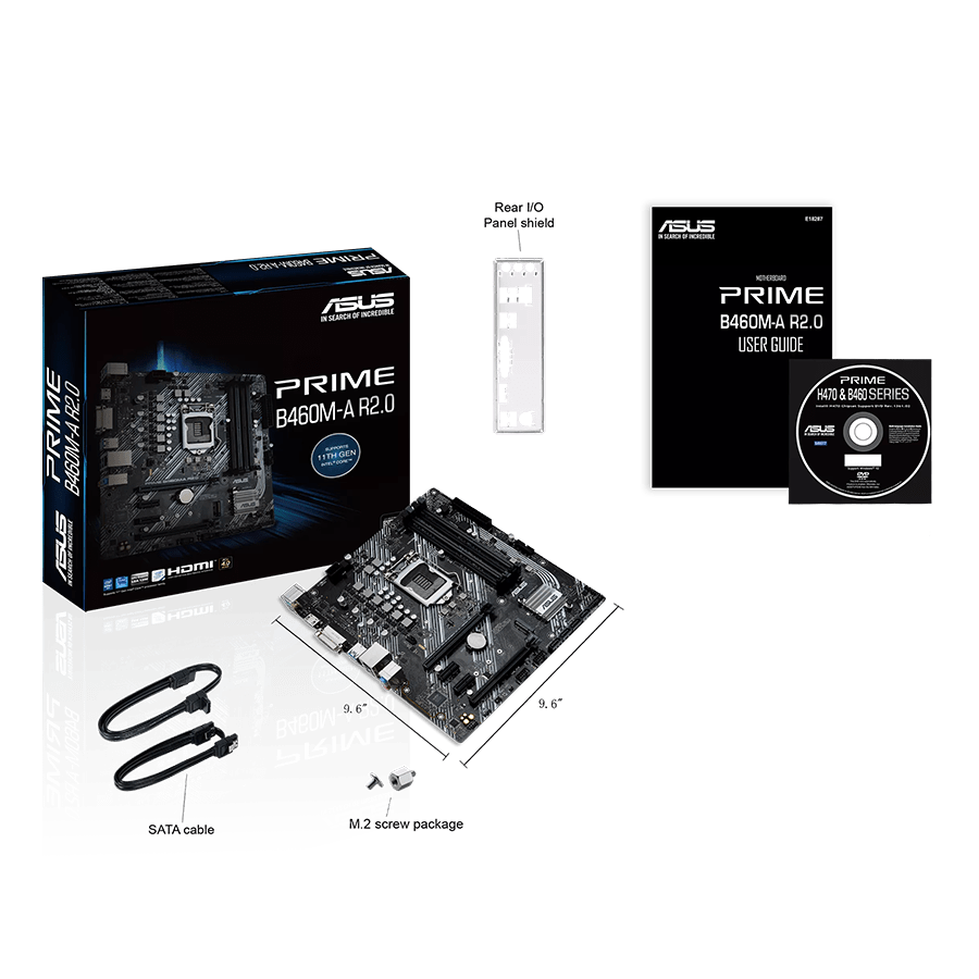 مادربرد ایسوس PRIME B460M-A R2.0 — نمای نزدیک 6
