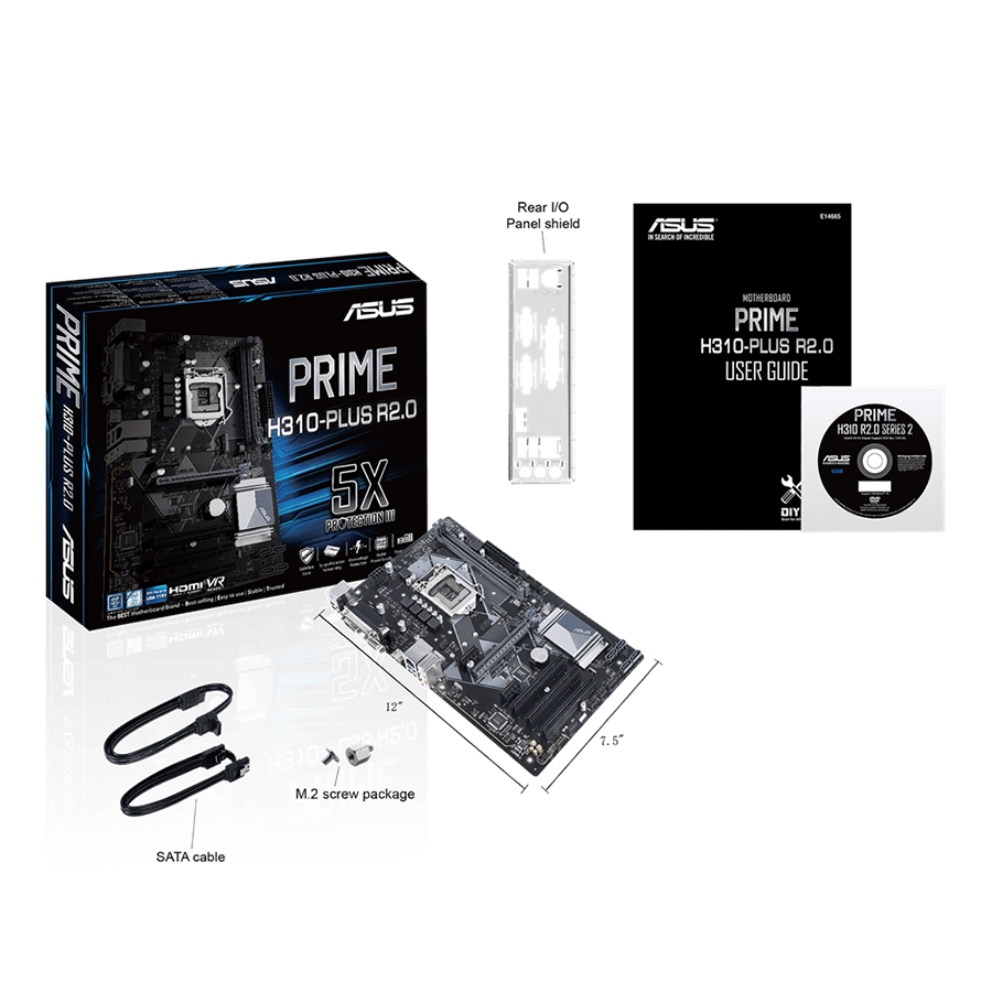 مادربرد ایسوس PRIME H310-PLUS R2.0 — نمای نزدیک 4