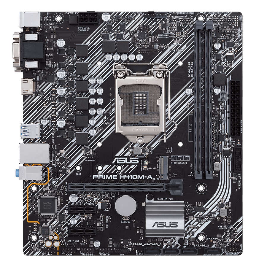 ASUS PRIME H410M-A — Main view