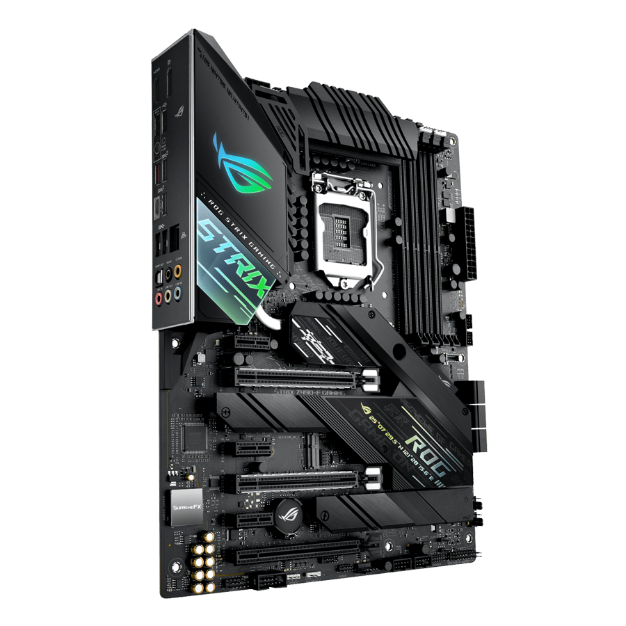 ASUS ROG STRIX Z490-F GAMING — Close-up 1