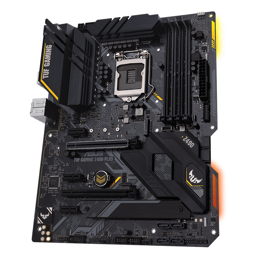 مادربرد ایسوس TUF GAMING Z490-PLUS — نمای نزدیک 2