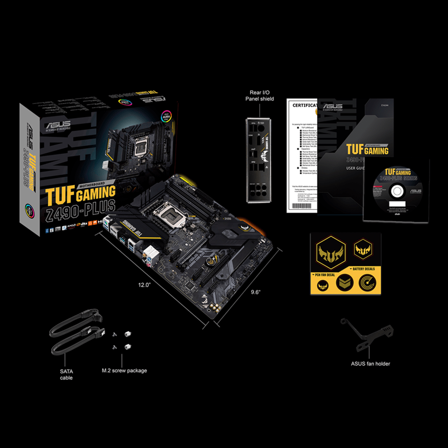 مادربرد ایسوس TUF GAMING Z490-PLUS — نمای نزدیک 4