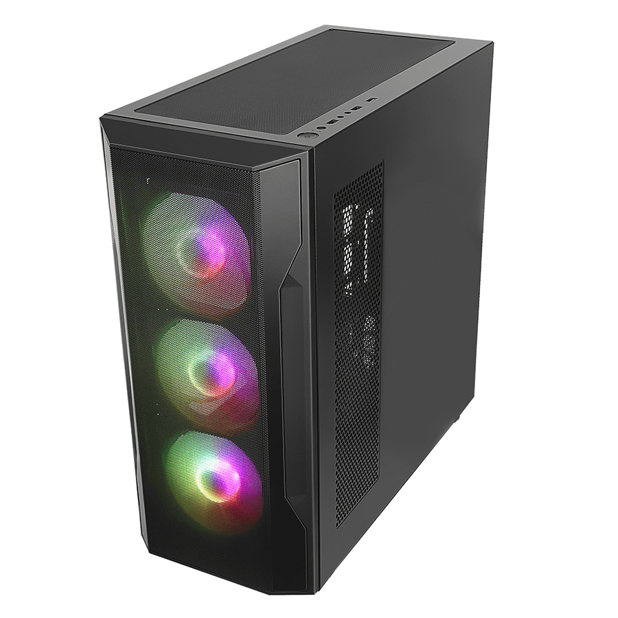 کیس گیمینگ اوست GT-AV12-BG — نمای نزدیک 3