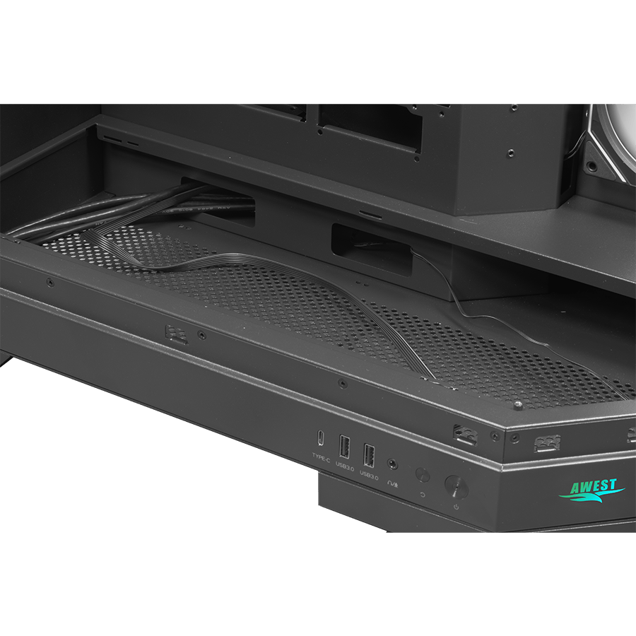 کیس گیمینگ اوست GT-AQ1-MB — نمای نزدیک 7