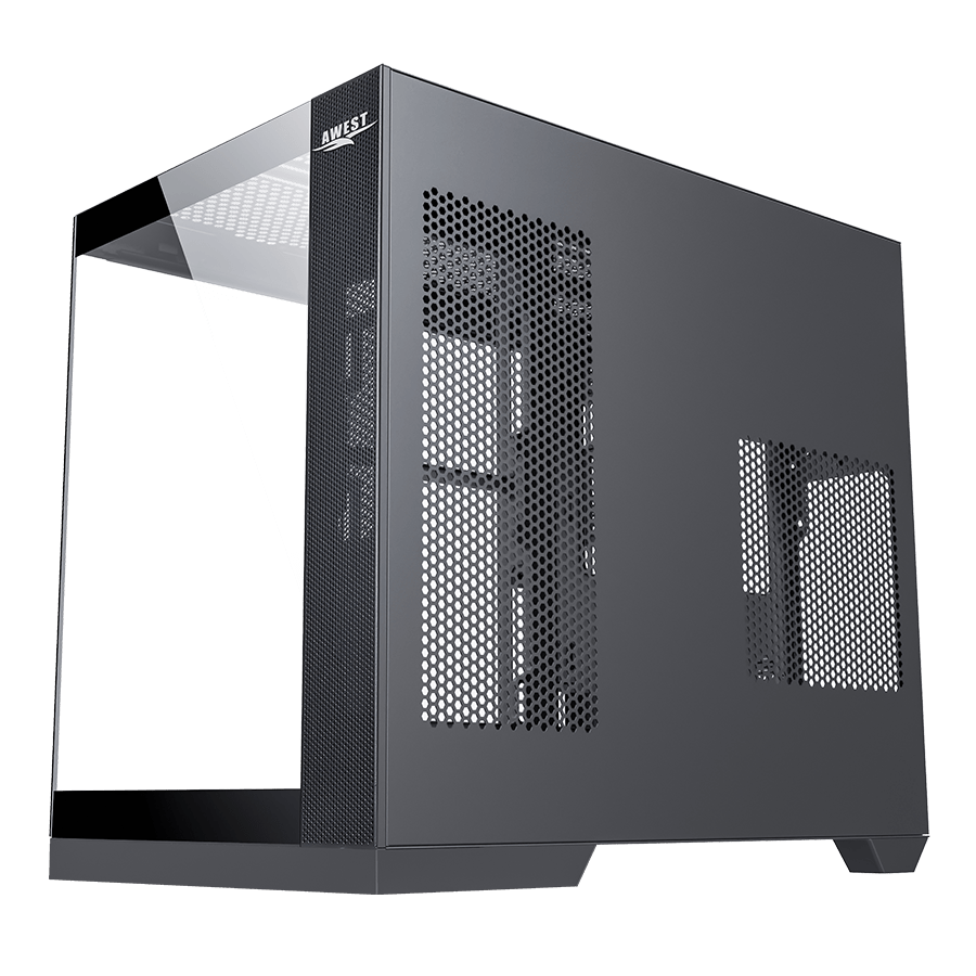 کیس گیمینگ اوست GT-AQ12-MB — نمای نزدیک 4