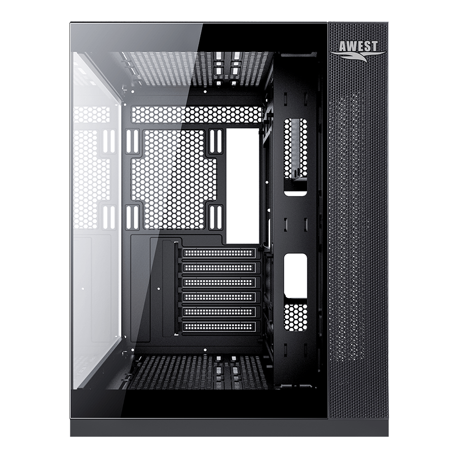 کیس گیمینگ اوست GT-AQ12-MB — نمای نزدیک 5