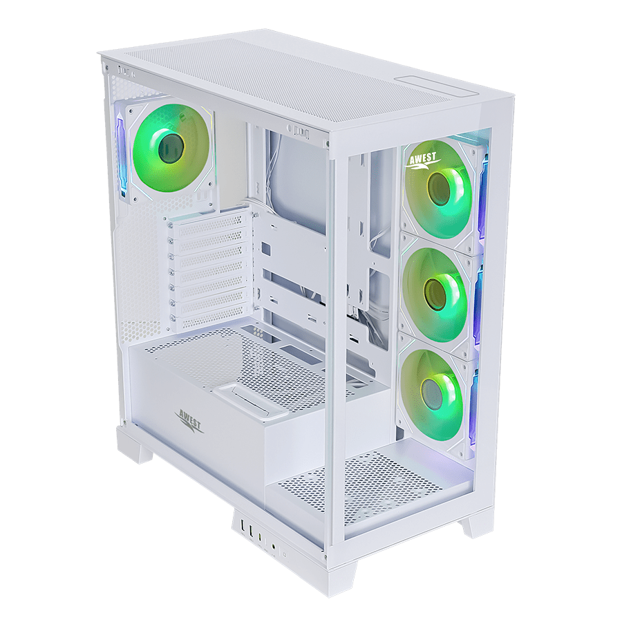 کیس گیمینگ اوست GT-AQ16-MW — نمای نزدیک 1