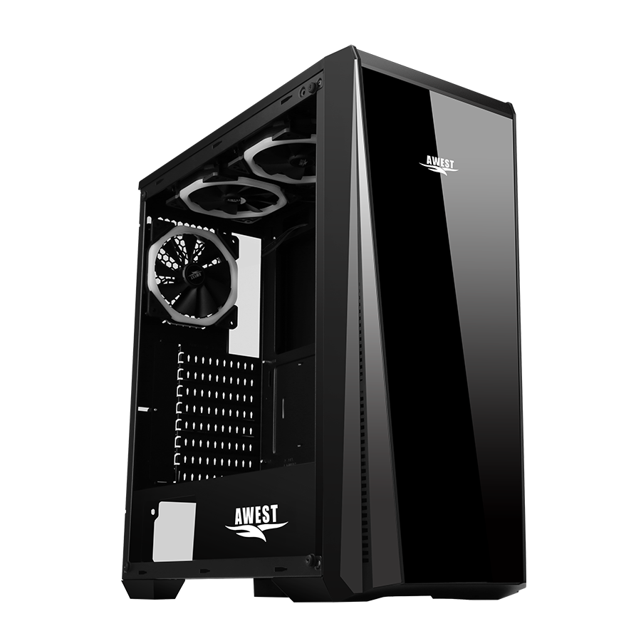 کیس گیمینگ اوست GT-AV01-BG — نمای نزدیک 4