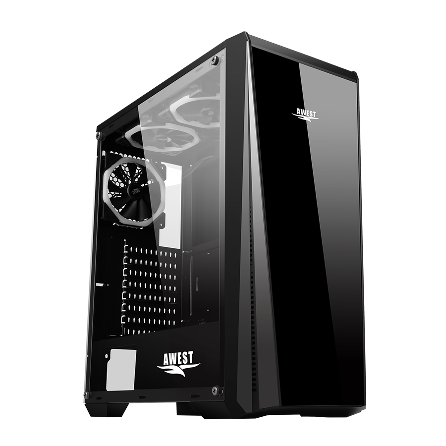 کیس گیمینگ اوست GT-AV01-BG — نمای نزدیک 5