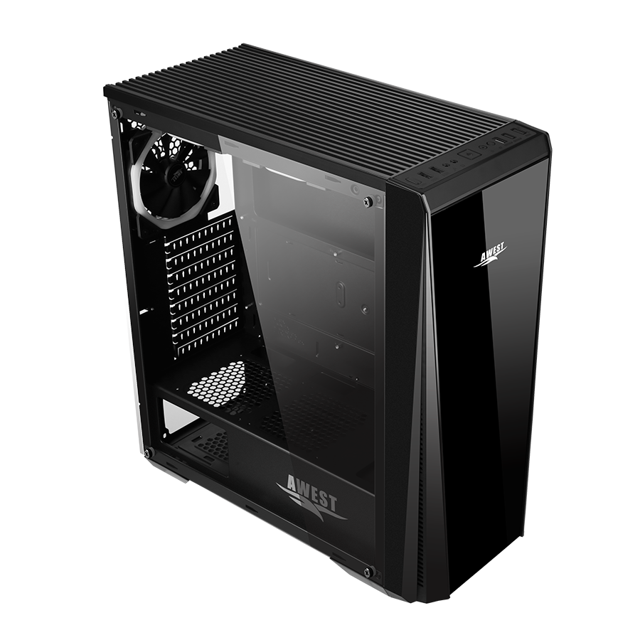 کیس گیمینگ اوست GT-AV01-BG — نمای نزدیک 6