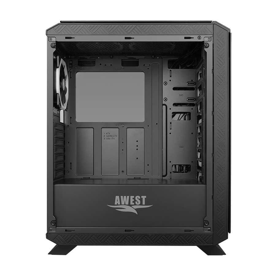 کیس گیمینگ اوست GT-AV03-BG — نمای نزدیک 5