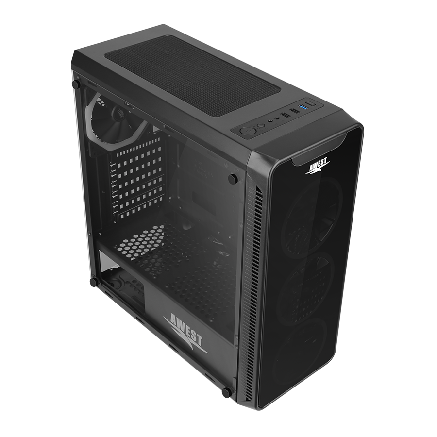 کیس گیمینگ اوست GT-AV05-BG — نمای نزدیک 5