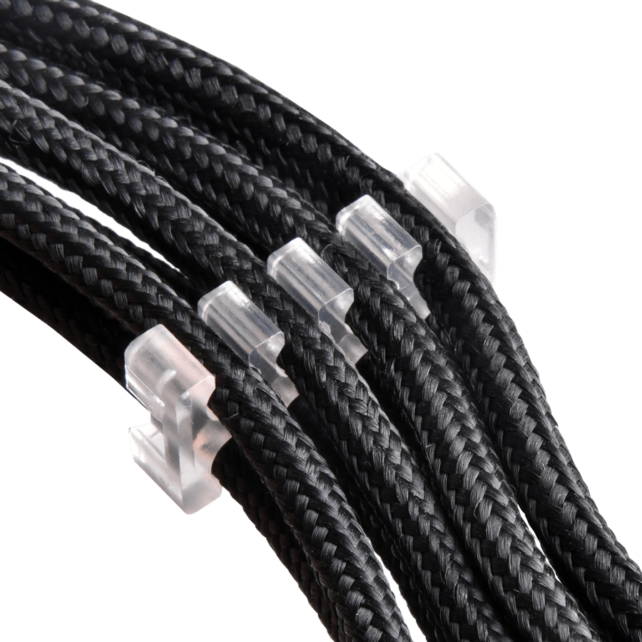 Sleeved Cable Comb SilverStone PP09 — Close-up 2