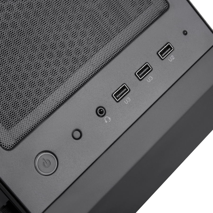 کیس گیمینگ سیلوراستون FARA B1 Lucid Rainbow — نمای نزدیک 6