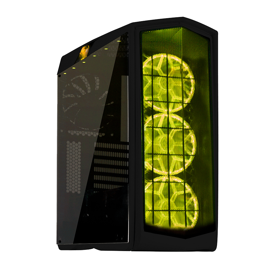 کیس گیمینگ سیلوراستون PM01-RGB — نمای نزدیک 1
