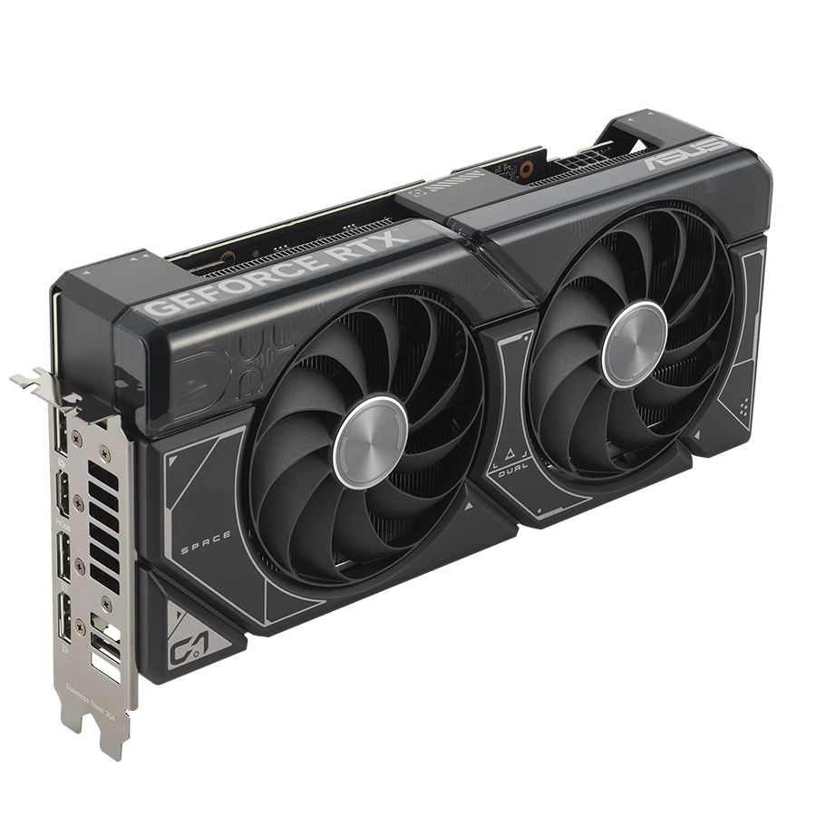 ASUS Graphics Card DUAL RTX 4070 12GB GDDR6X — Close-up 2
