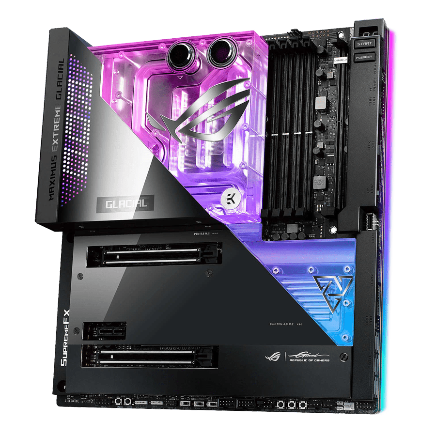 مادربرد ایسوس ROG MAXIMUS Z690 EXTREME GLACIAL — نمای نزدیک 1