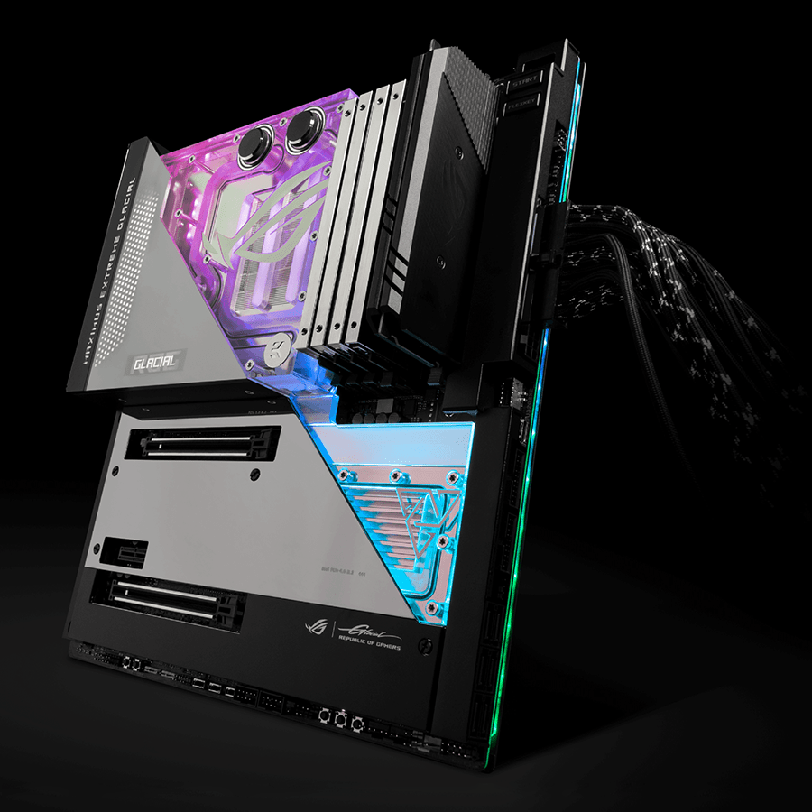 مادربرد ایسوس ROG MAXIMUS Z690 EXTREME GLACIAL — نمای نزدیک 3