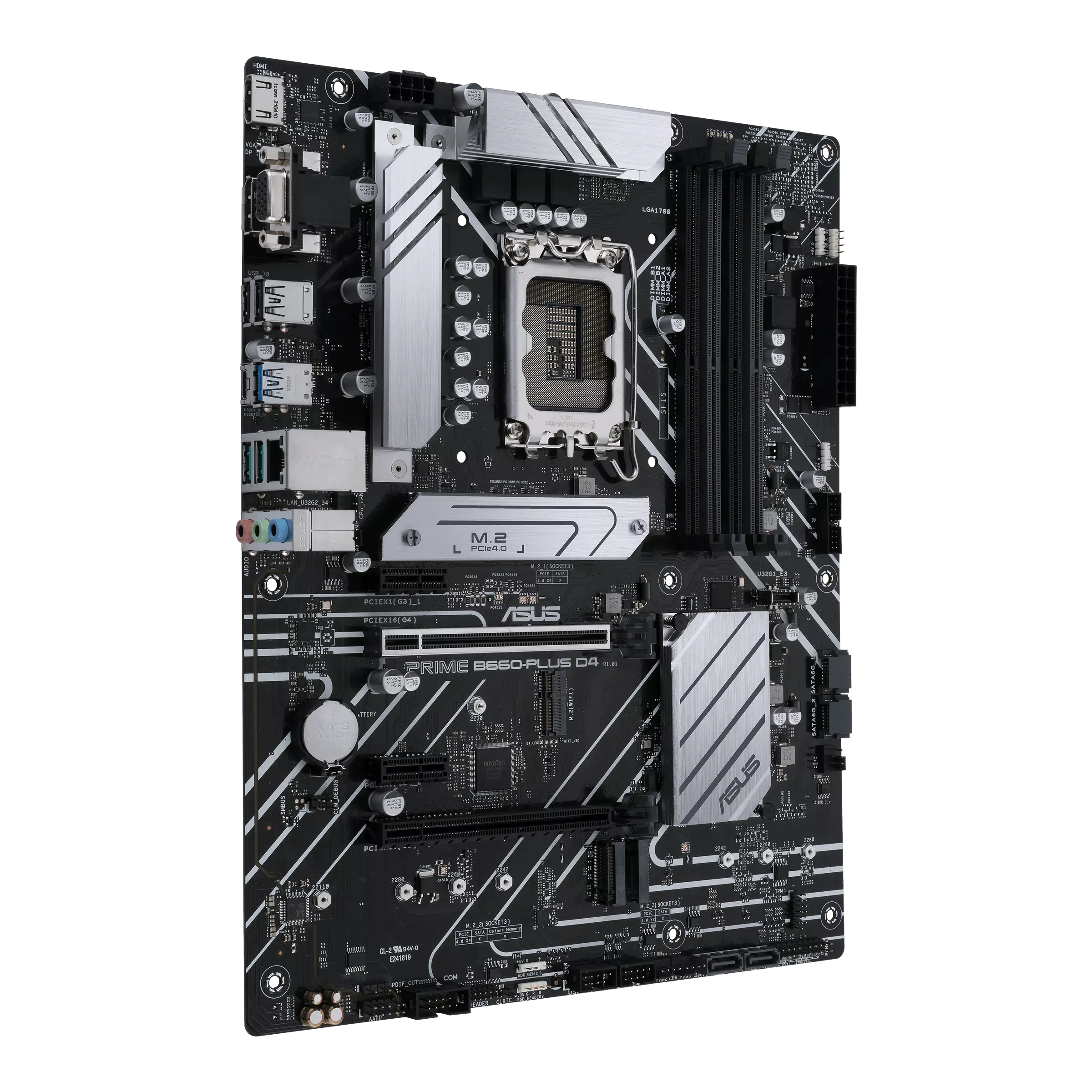 ASUS Motherboard PRIME B660-PLUS D4 — Close-up 1