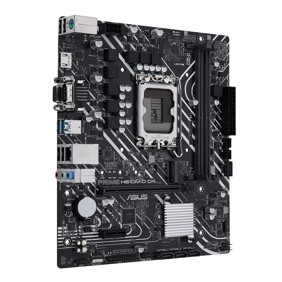 ASUS Motherboard PRIME H610M-D D4 — Close-up 1