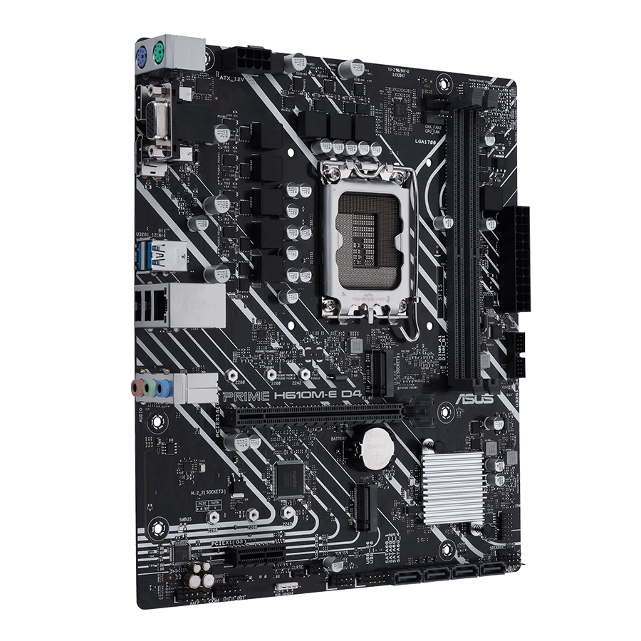 ASUS Motherboard PRIME H610M-E D4 — Close-up 1