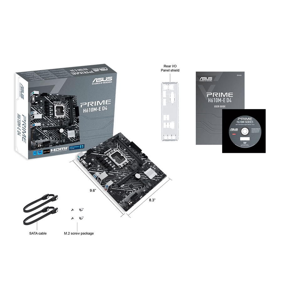 ASUS Motherboard PRIME H610M-E D4 — Close-up 4