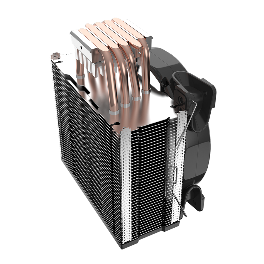 خنک کننده پردازنده پی سی کولر GI-D56V HALO RGB — نمای نزدیک 3