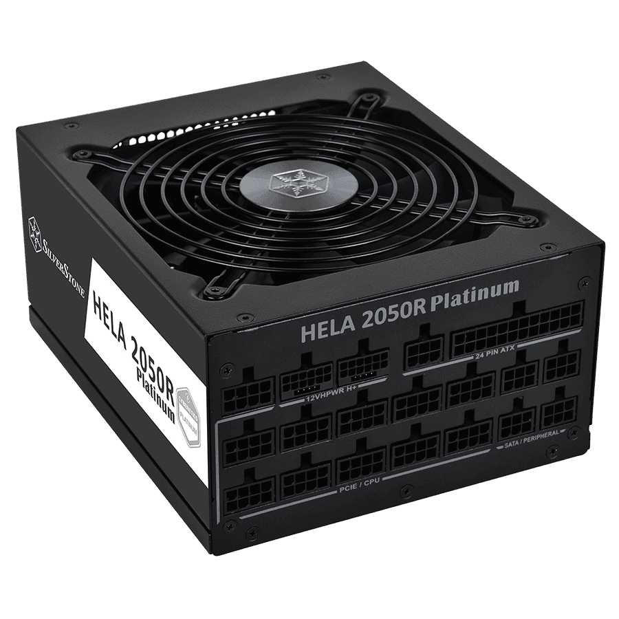 منبع تغذیه سیلوراستون HELA 2050R Platinum — نمای نزدیک 1