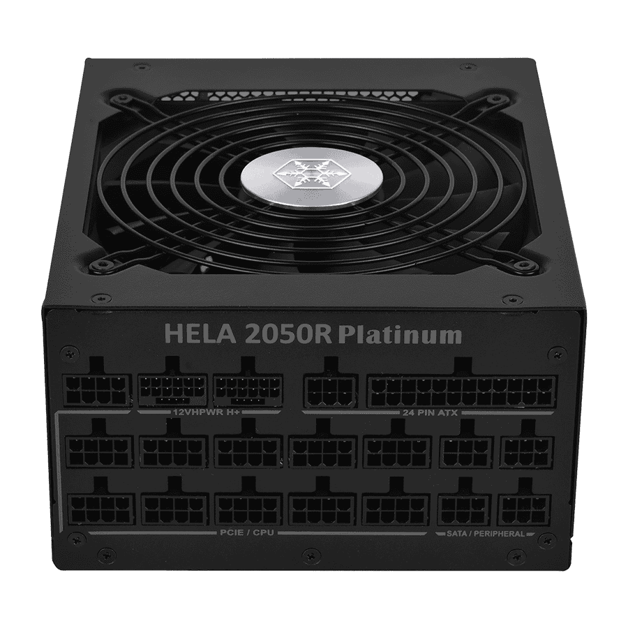 منبع تغذیه سیلوراستون HELA 2050R Platinum — نمای نزدیک 2