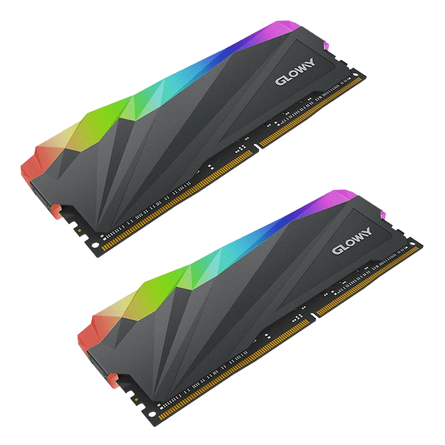 Gloway 16G Dual 3200 DDR4 Sparkel ARGB — Close-up 1