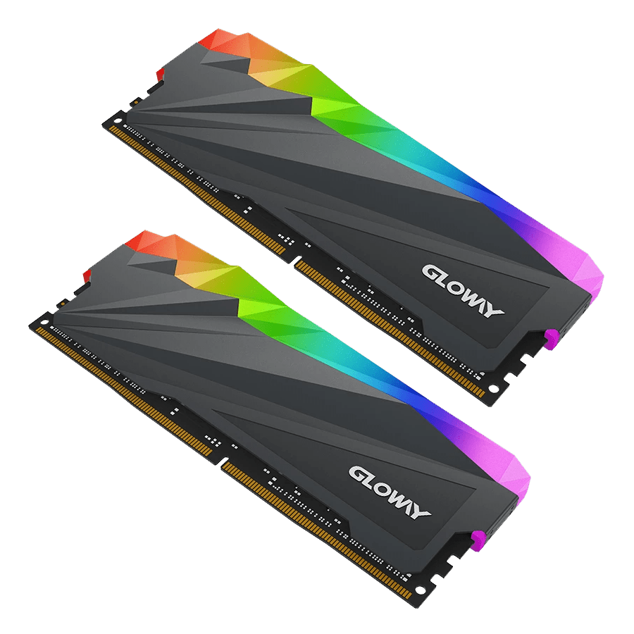 Gloway 16G Dual 3200 DDR4 Sparkel ARGB — Close-up 2