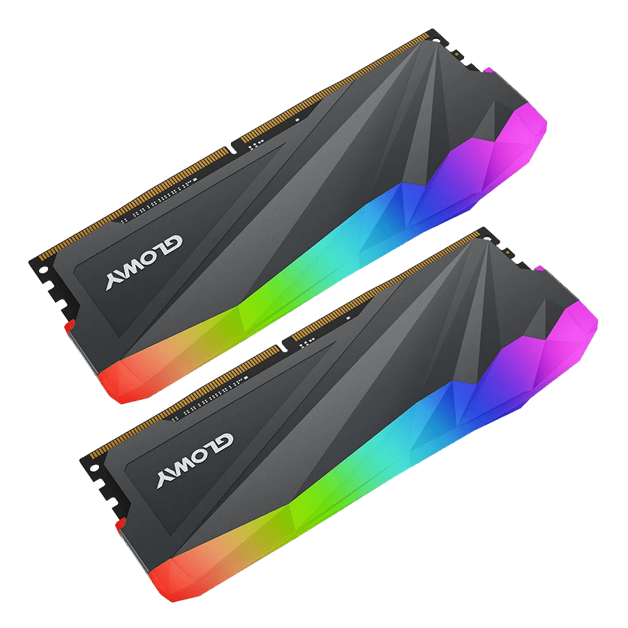Gloway 16G Dual 3200 DDR4 Sparkel ARGB — Close-up 3