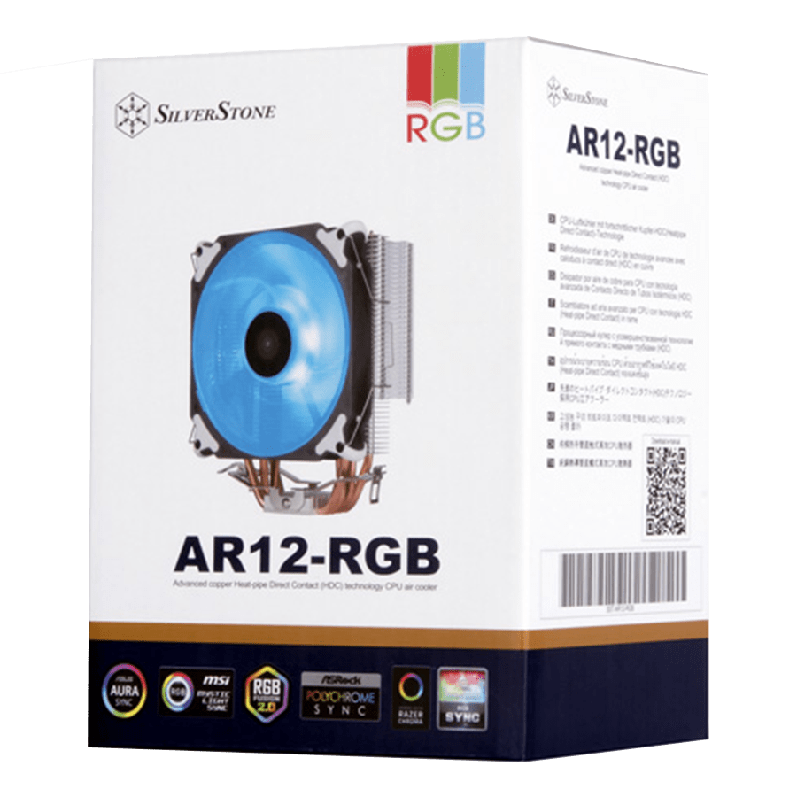 خنک کننده پردازنده سیلوراستون SST-AR12-RGB — نمای نزدیک 4