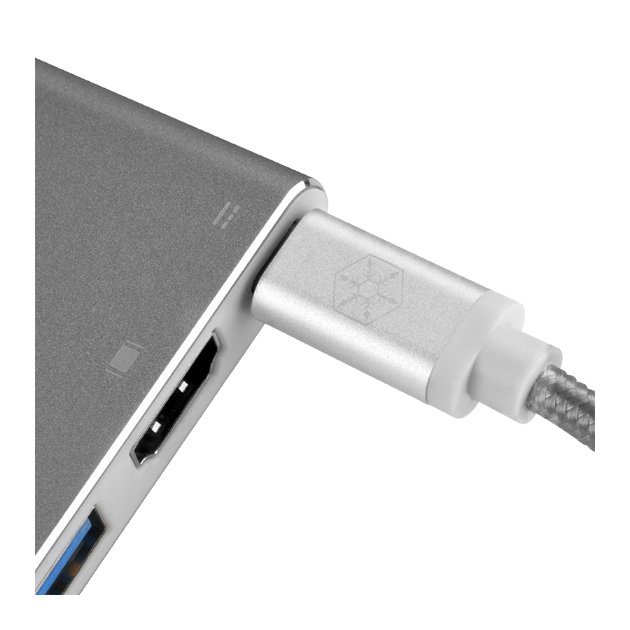 مبدل USB -C به USB/ HDMI سیلور استون مدل SST-EP08 — نمای نزدیک 2