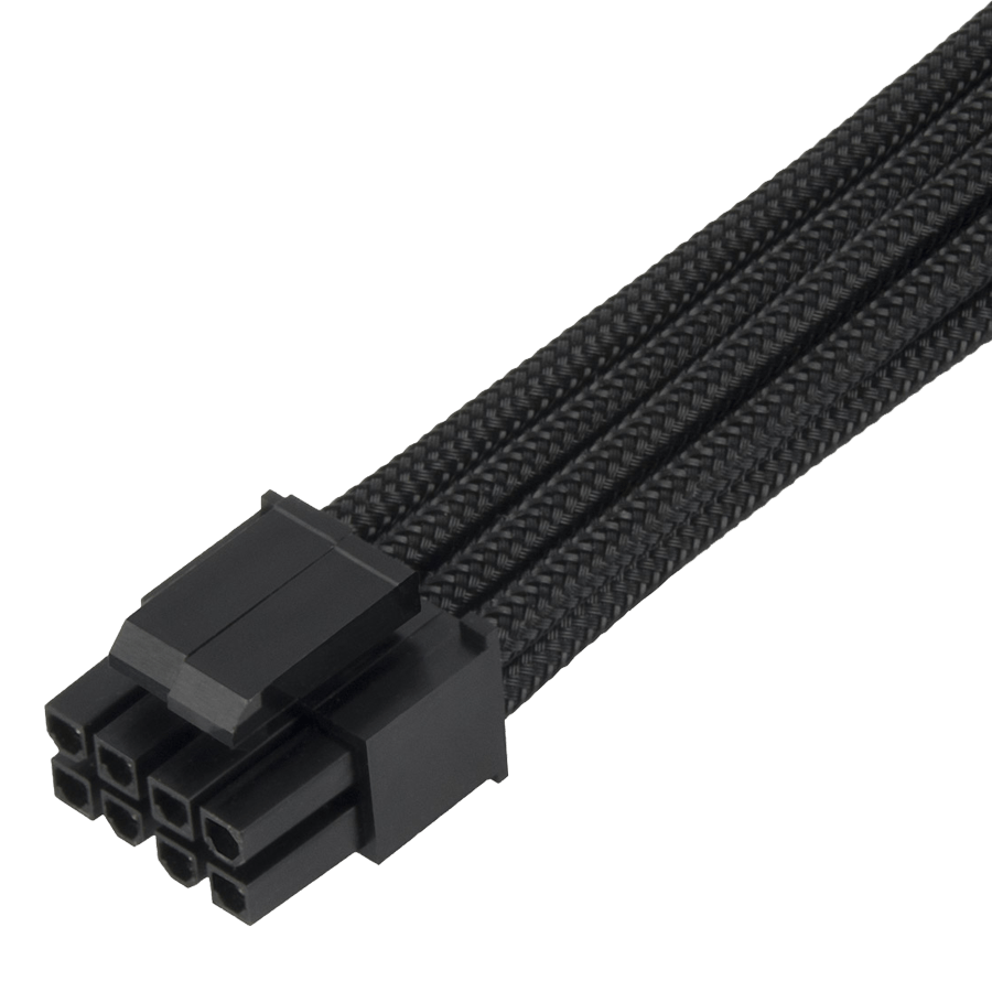 Sleeved Cable SilverStone PP07E-EPS8B — Close-up 1