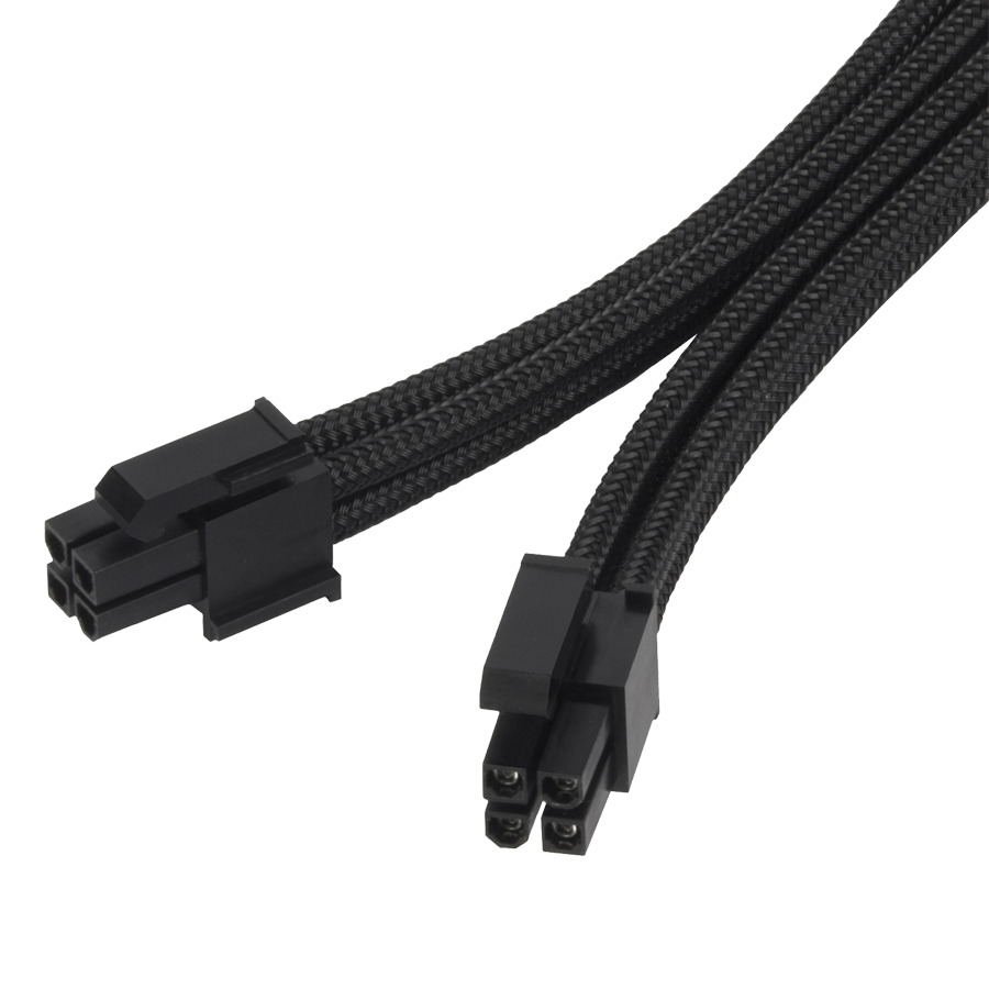 Sleeved Cable SilverStone PP07E-EPS8B — Close-up 2