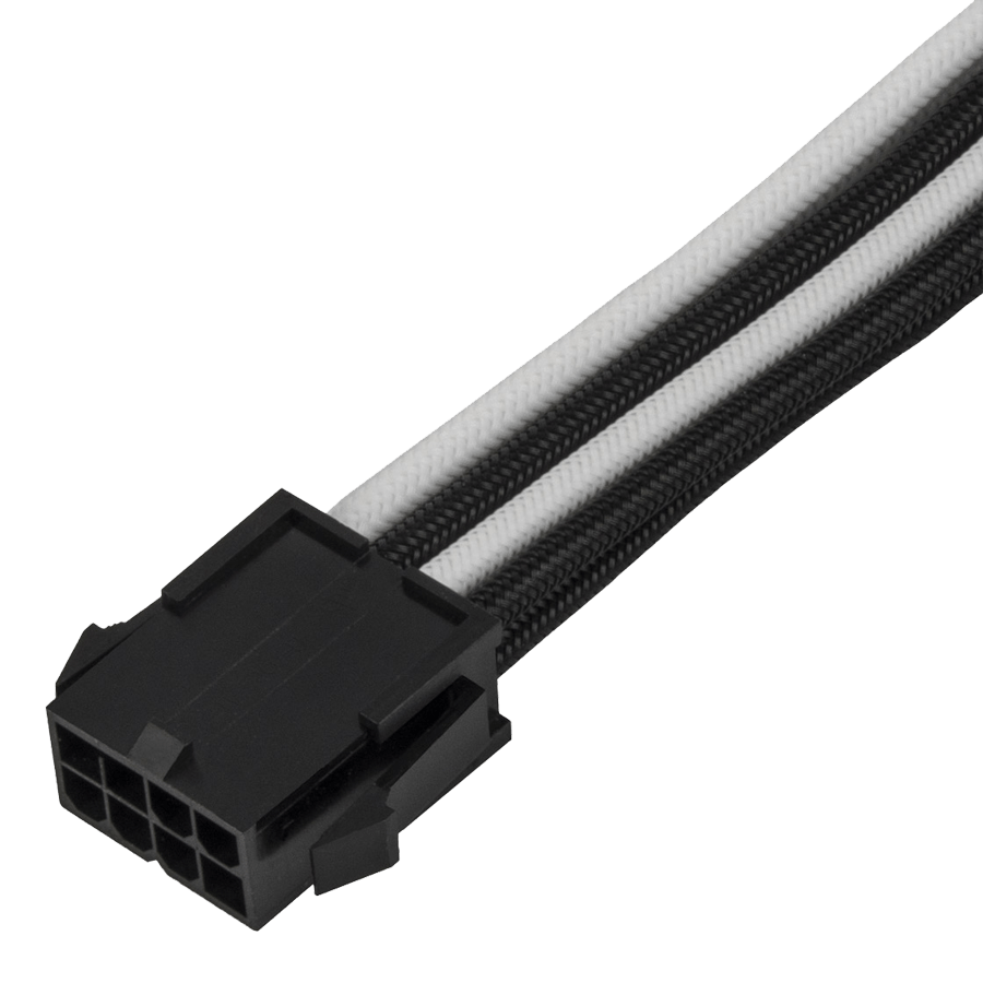Sleeved Cable SilverStone PP07E-EPS8BW — Close-up 3