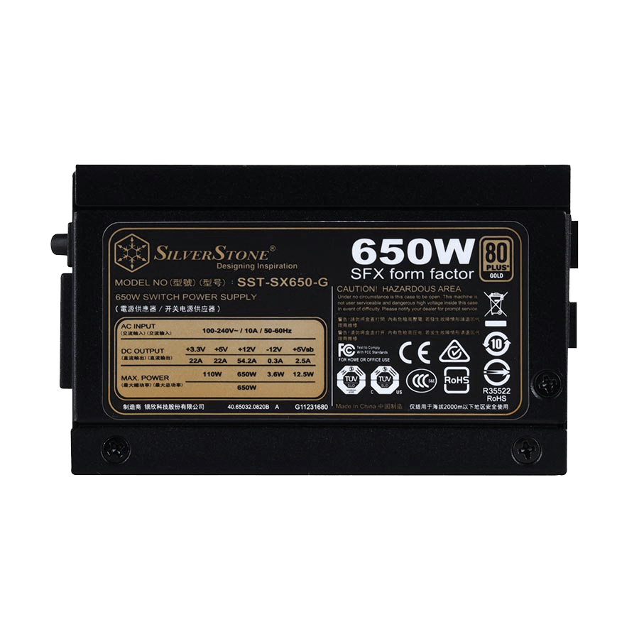 منبع تغذیه سیلوراستون SX650-G — نمای نزدیک 3