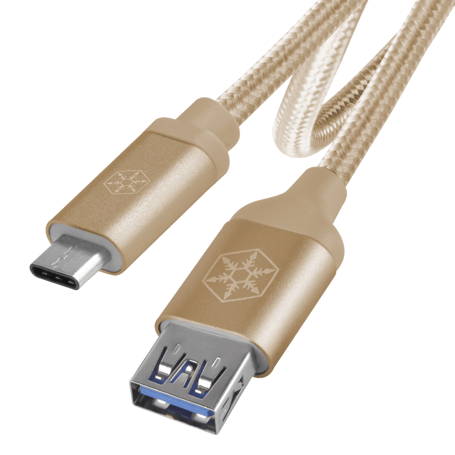 OTG Cable SilverStone CPU05G — Close-up 1