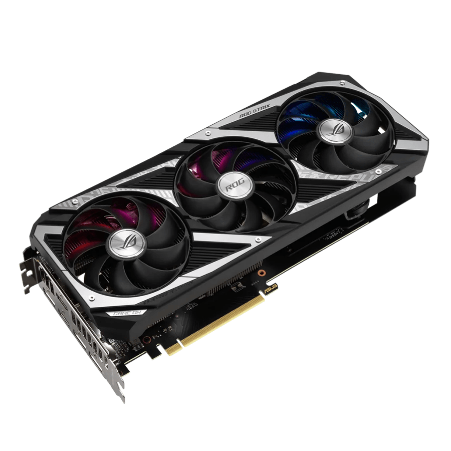 ASUS Graphics Card ROG-STRIX-RTX3050-8G-GAMING — Close-up 1